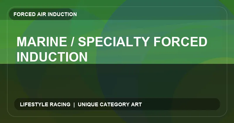 Marine / Specialty Forced Induction